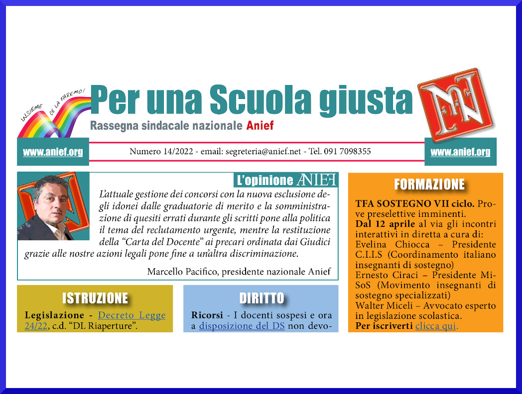 anief aprile22