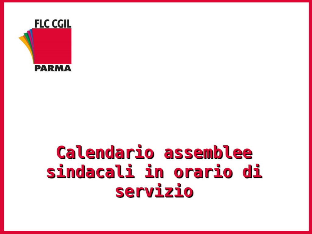 cgil calendario ottobre24