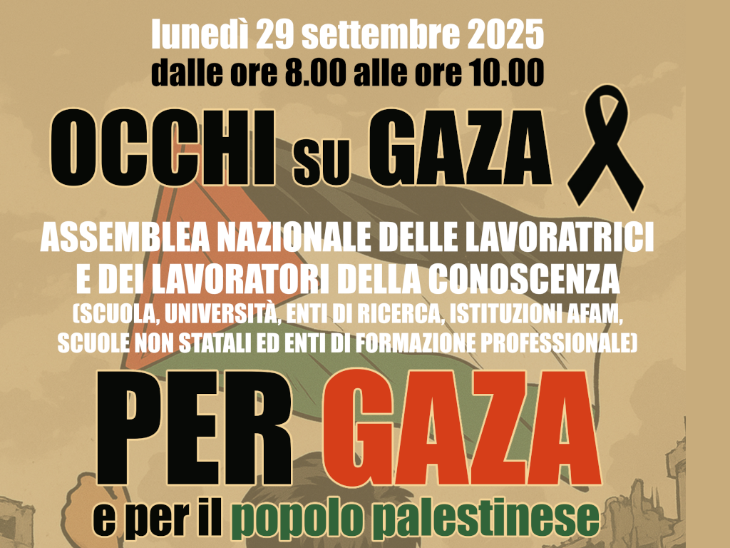 cgil occhi su gaza