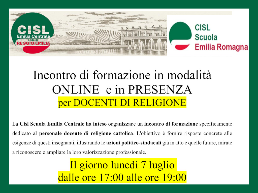 cisl incontro irc2025