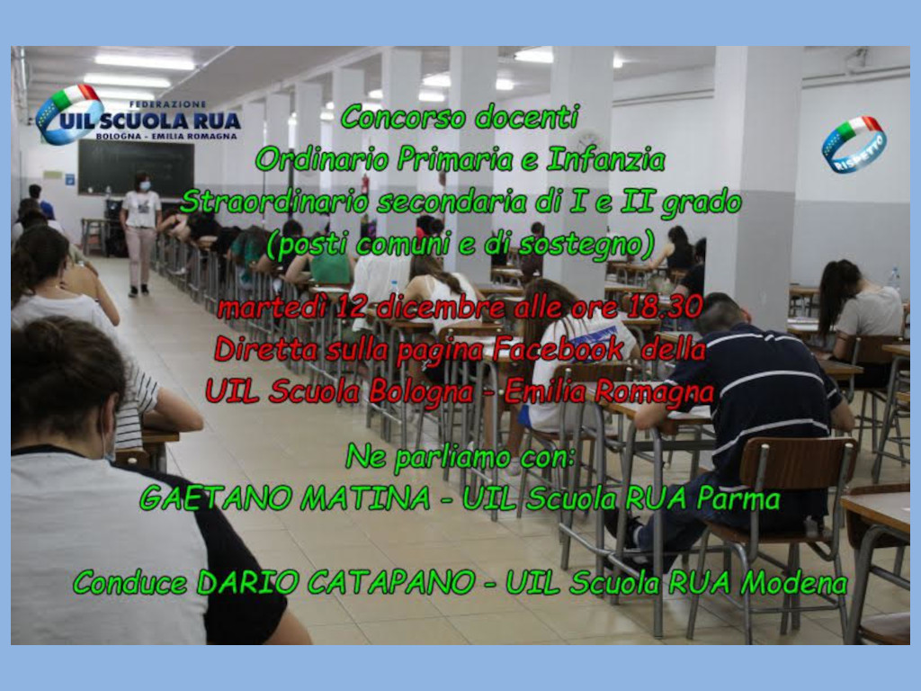 concorso docenti uil24