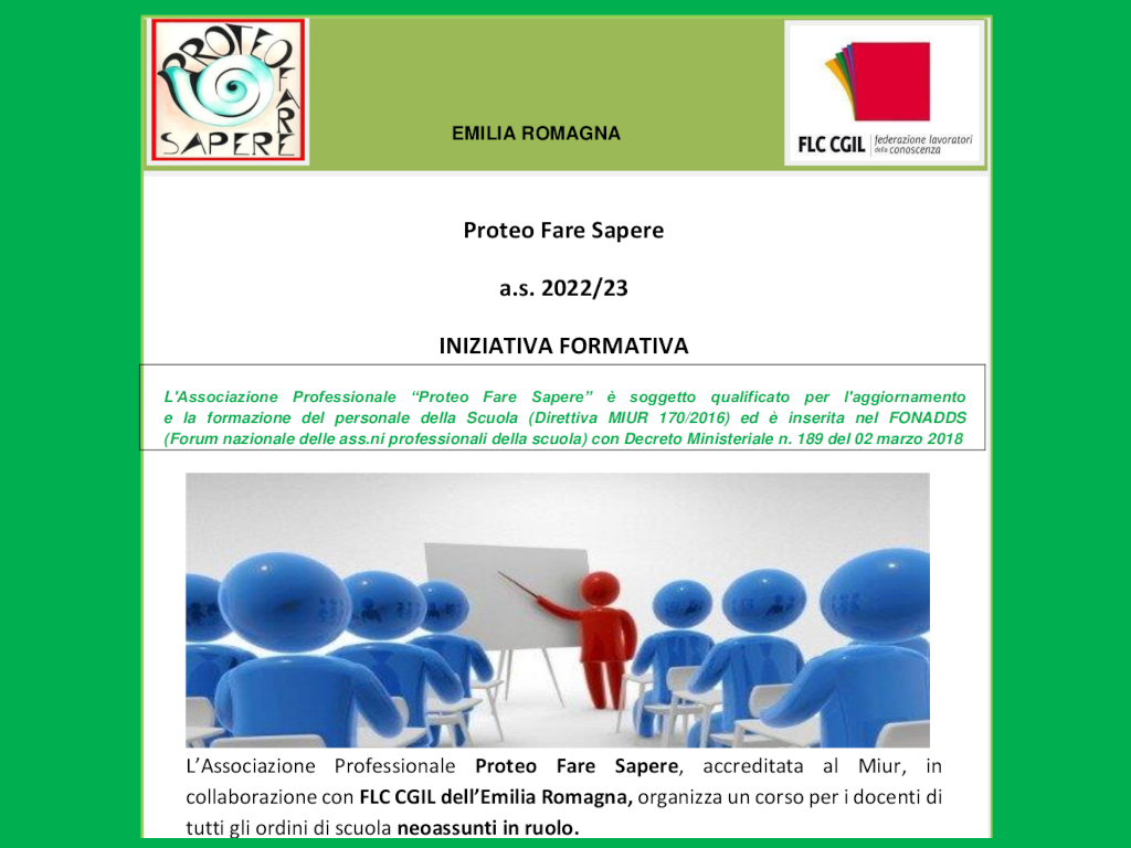 flc cgil iniziativa formativa