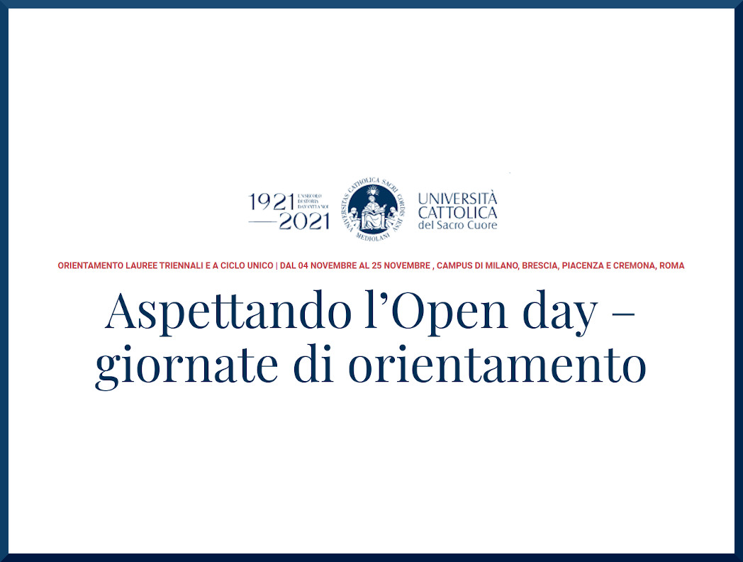aspettando open day cattolica