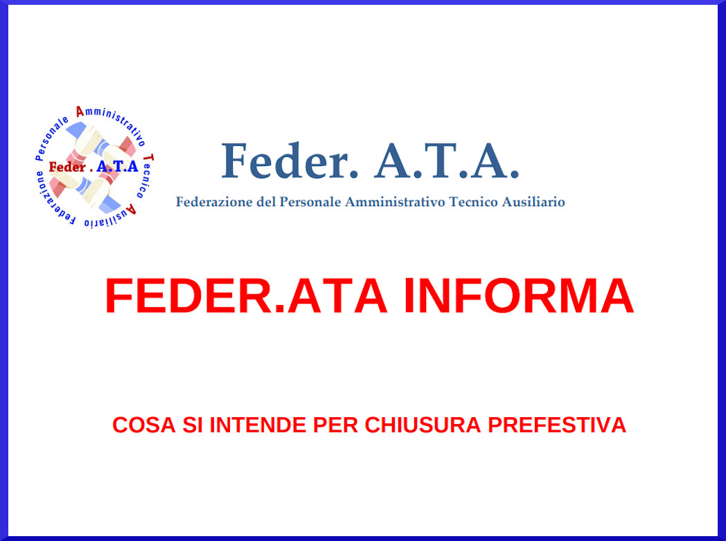 federata chiusura