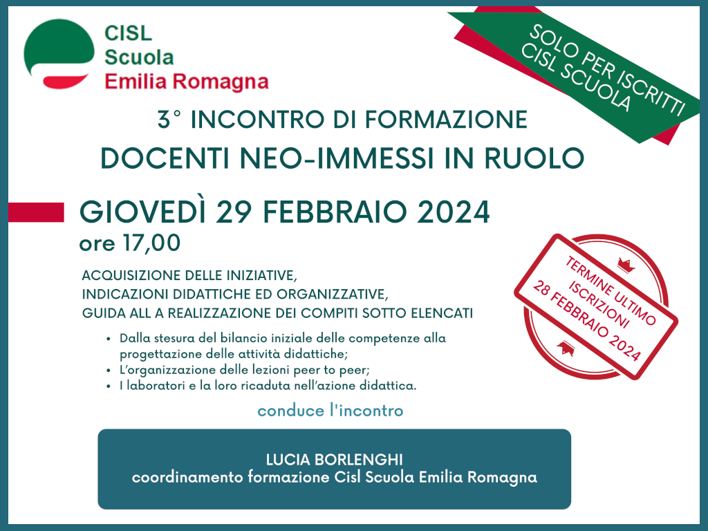 neoimmessiruolo cisl