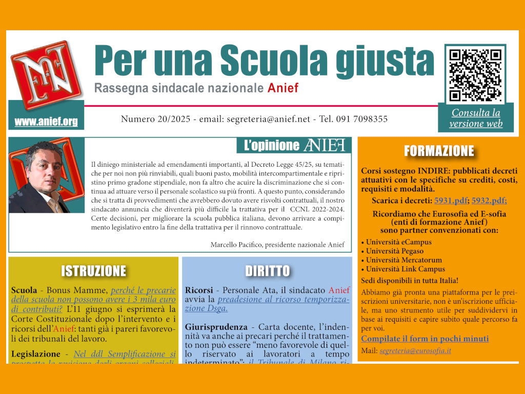 rassegna anief20 25