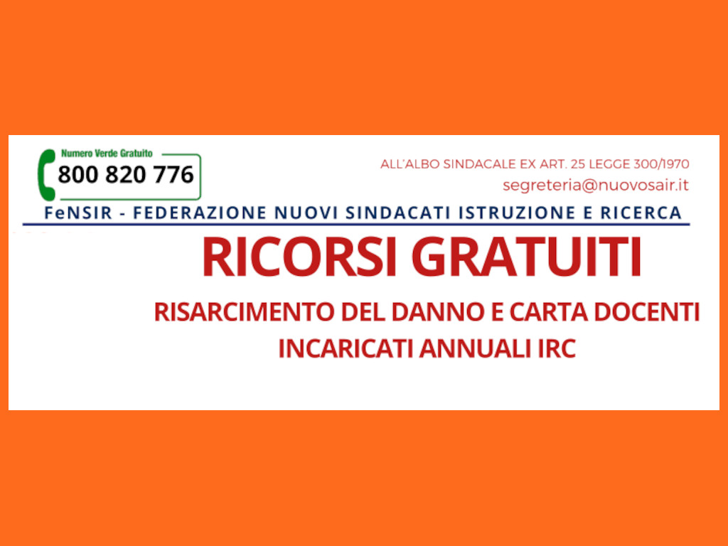 ricorsi gratuiti