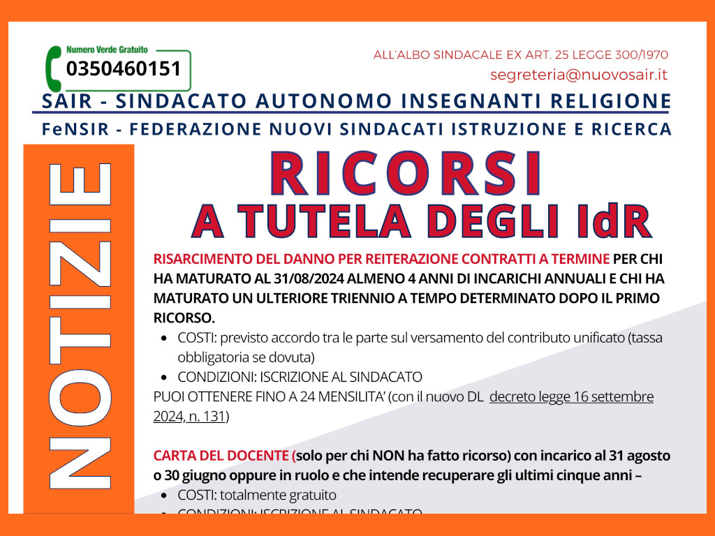 saarnotizie ricorsi