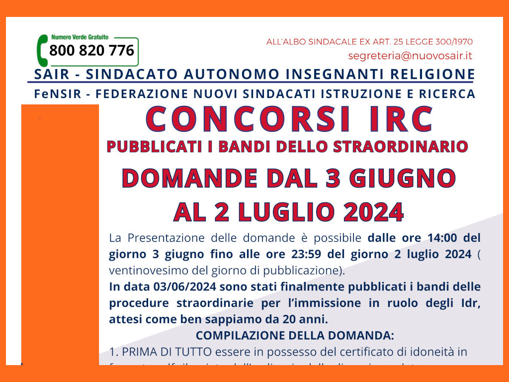 sair giugno24
