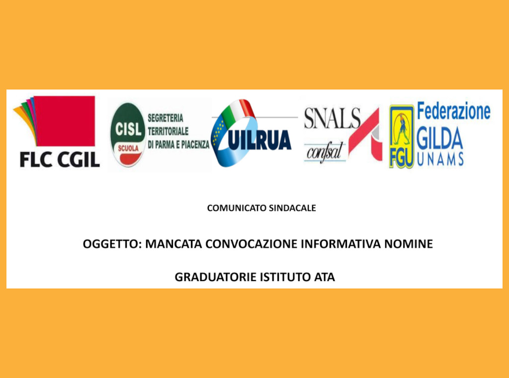 sindacati non convocazione24